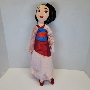 Disney Store Princess Mulan 20" Plush Doll Stuffed Toy